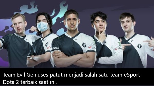 Team esport dota 2 terbaik